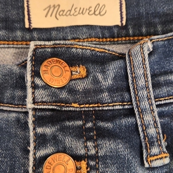 Womens Madewell 10" high rise skinny crop jean size 30. - Picture 4 of 12